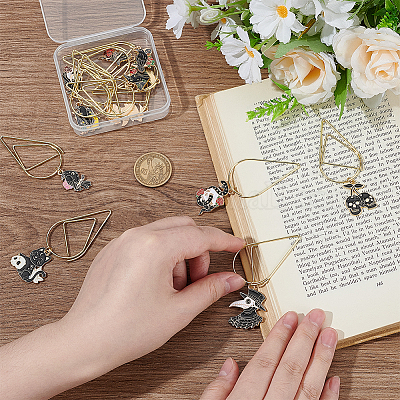 Железные скрепки в готическом стиле AJEW-AR00005-1