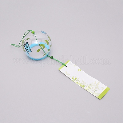 Японская круглая живопись стеклянные колокольчики&nbsp;LS-CF-TAC0001-04B-1