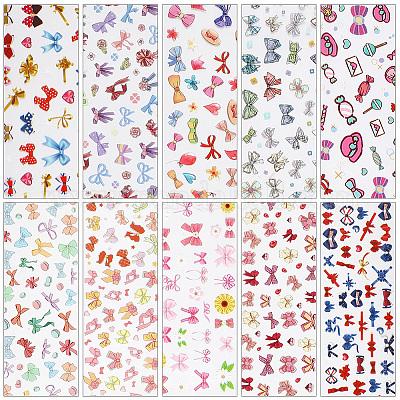 10 рулон липкой ленты для животных&nbsp;AJEW-WH20020-246A-36-1