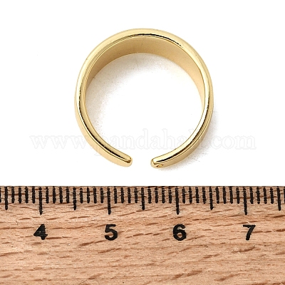 Offene Manschettenringe aus Messing&nbsp;RJEW-D345-03G-1