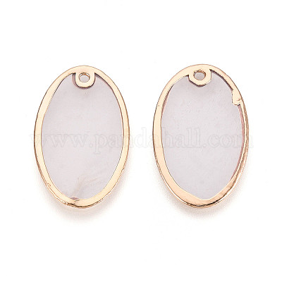 Подвески из натуральных ракушек Capiz SSHEL-T017-24-1