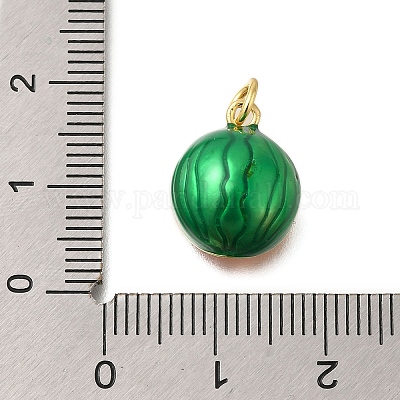 Подвески из латуни с эмалью в стойку KK-M079-14B-G-1