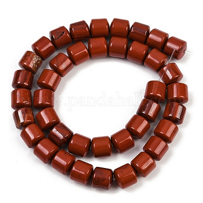 Натуральные красные яшмы бусы пряди G-G275-D08-10x10mm-1