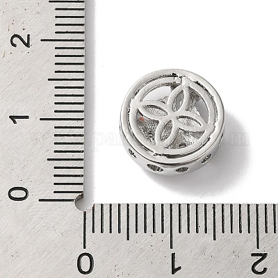 Латунные микропаве из прозрачного кубического циркония KK-G503-09P-1