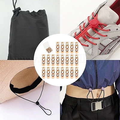 20 шт. замки из сплава с пружинным шнуром FIND-YW0007-72-1