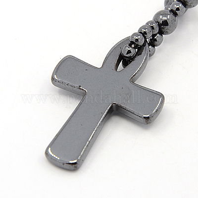 Wholesale Mens Charm Necklace Ankh Key Pendant Crystal Stainless Steel  Cross Necklace For Men From m.