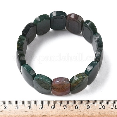 Браслеты из натуральных индийских агатовых бусин для женщин и мужчин BJEW-I323-02I-1