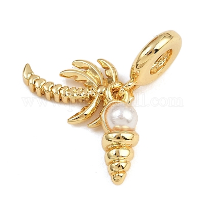 Латунные европейские подвески с подвесками KK-N271-30G-1