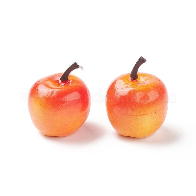 Мини-пенопластовые имитации яблок DJEW-XCP0001-05C-1