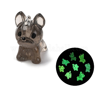 Подвески из светящейся прозрачной смолы RESI-Z043-02P-1