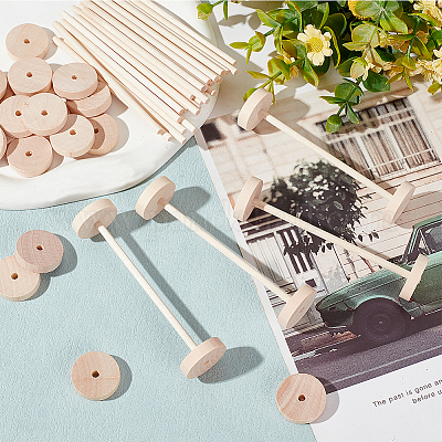 30 набор из китайского вишневого дерева DIY-OC0010-68B-1