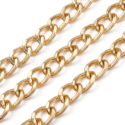 Оксидированные алюминиевые кубинские звенья цепи CHA-S002-01G-1