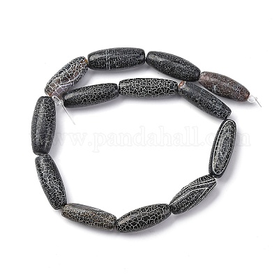 Естественные выветрившиеся агатовые бусины G-P570-C01-01-1