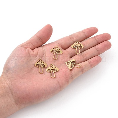 Подвески из нержавеющей стали на тему осени 201 STAS-S105-LA745-2-1