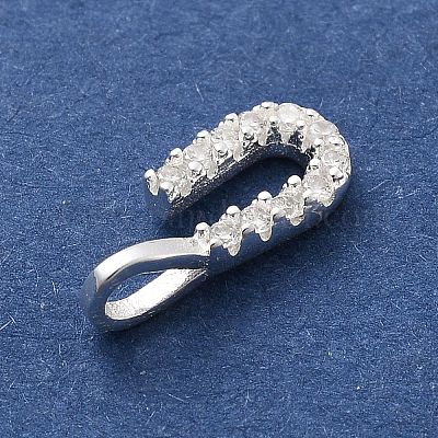 925 серебро с подвесками из кубического циркония. STER-Q004-01U-S-1