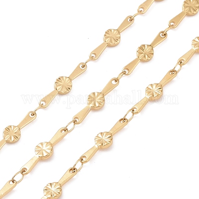 Ионное покрытие (ip) 304 нержавеющая сталь цветочные звенья цепи STAS-E161-02G-1