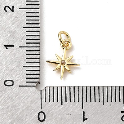 Латунные микро проложить кубического циркония подвески KK-Z135-05G-05-1