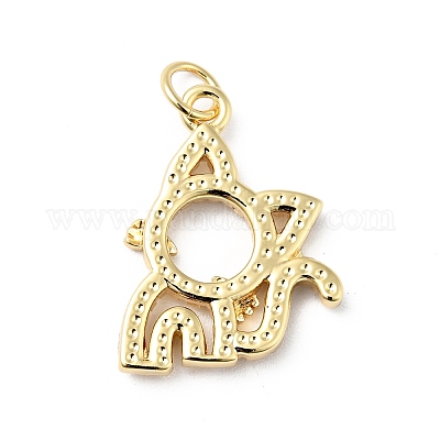 Покрытие стойки латунь микропаве прозрачные подвески из кубического циркония ZIRC-I059-05G-1