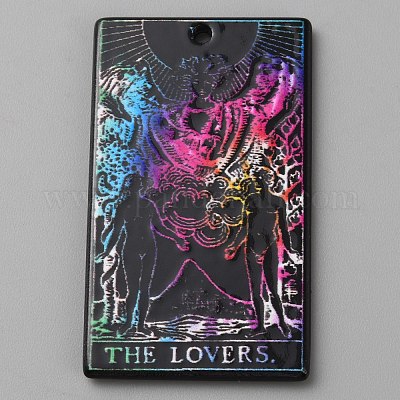 Печатные акриловые подвески OACR-WH0036-23N-1