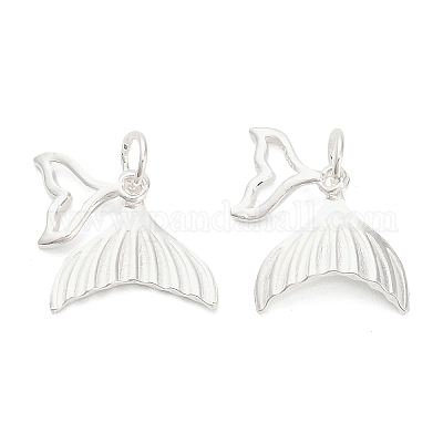 925 подвеска в виде хвоста кита из стерлингового серебра STER-P071-12S-1