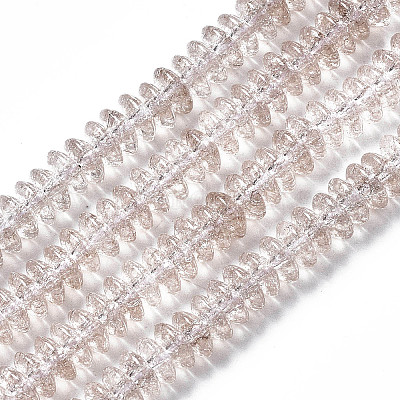 Стеклянные бусины кракле  GLAA-S192-B-004B-1