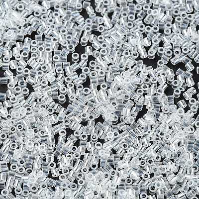Прозрачные цвета блеск стеклянный бисер SEED-S042-02B-02-1