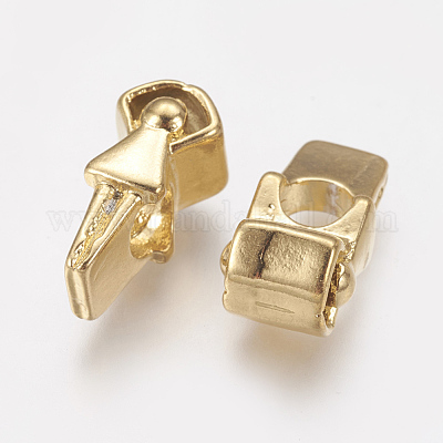 Ионное покрытие (IP) 304 нержавеющая сталь европейские бусины STAS-J022-012G-1