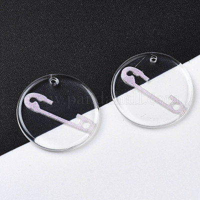 Прозрачные смоляные подвески RESI-N030-005A-1