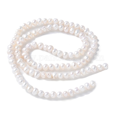 Нити из натурального культивированного пресноводного жемчуга PEAR-I007-07N-03A-1