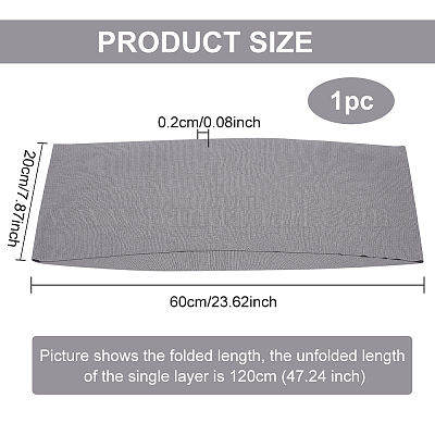 Wholesale BENECREAT 3Pcs 3 Colors 90% Cotton & 10% Elastic Fiber Ribbing  Fabric for Cuffs 