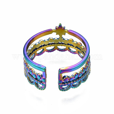 Звездные кольца на манжетах RJEW-N038-003-1