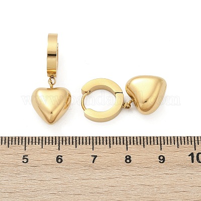 Серьги-гвоздики из нержавеющей стали 304 EJEW-V004-02G-1