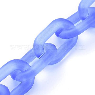 Handgefertigte transparente Acrylkabelketten&nbsp;AJEW-JB00575-05-1