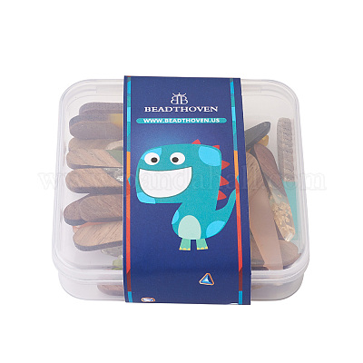 26шт 3 стильные подвески из смолы и орехового дерева RESI-BT0001-04-1