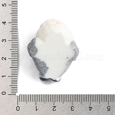 Рождественские тематические статуэтки из смолы для украшения рабочего стола в домашнем офисе DJEW-M017-02C-02-1