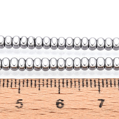 Гальванические нити из синтетических немагнитных гематитовых бусин G-T139-61A-1