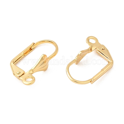 Латунная фурнитура Leverback для серег KK-P340-23G-1