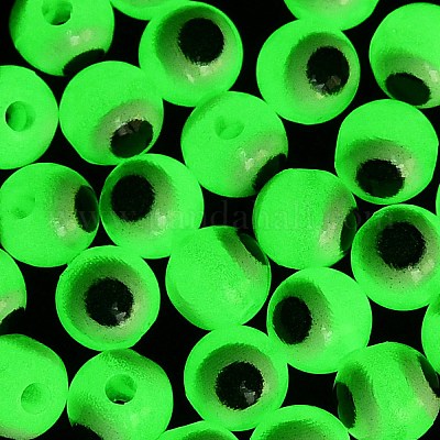 Светящиеся и печатные непрозрачные акриловые бусины LACR-G050-01F-1