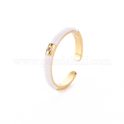 Манжеты из латуни с эмалью RJEW-T016-24G-NF-1