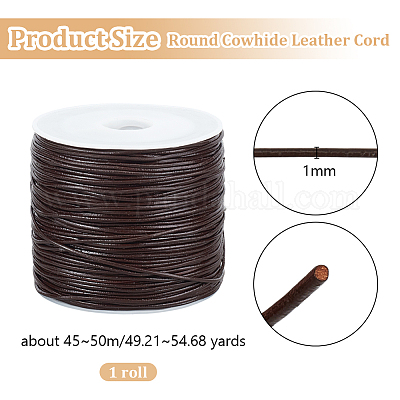 45~50 м коровьей кожаный шнур WL-OC0001-05A-1