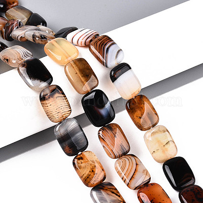 Природный агат бисер нитей G-N356-03A-04-1