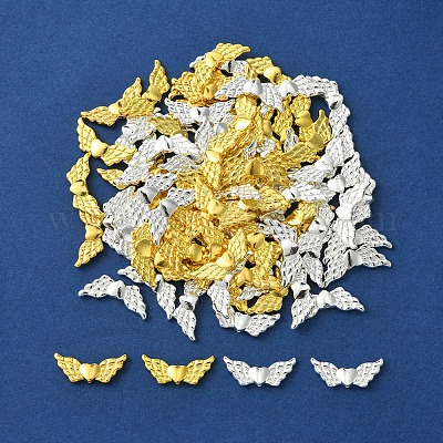 100шт бусины из сплава 2 цветов FIND-FS0002-48-1