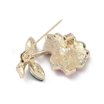 Цветочные эмалевые булавки&nbsp;LS-JEWB-C042-01E-G-1