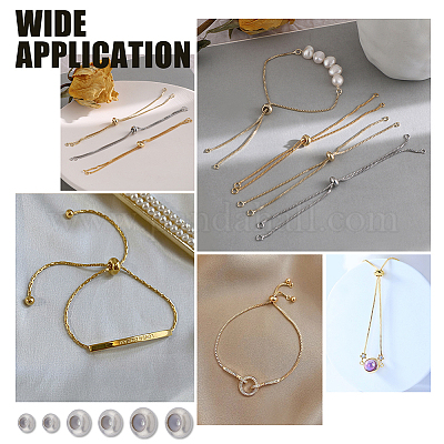 50 шт. 3 вида бусин из хирургической нержавеющей стали 316L STAS-DC0014-49-1