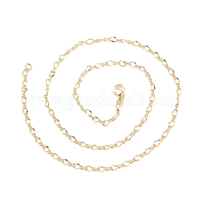 Женское колье из латуни figaro NJEW-P265-02B-G-1