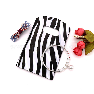 50шт прямоугольный пластиковый подарочный пакет PAAG-PW0007-10H-1