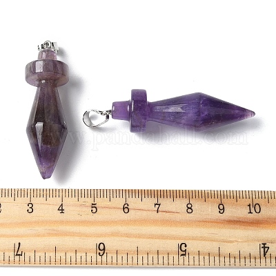 Подвески из натурального аметиста  G-C187-03D-1