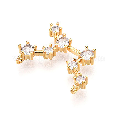 Латунные микро проложить кубического циркония подвески KK-N261-120G-G-1