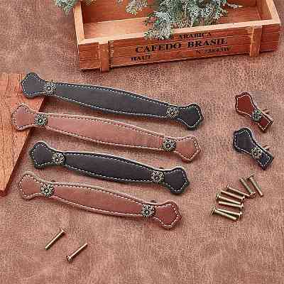 Ручки для ящиков из искусственной кожи FIND-WH0052-49A-1