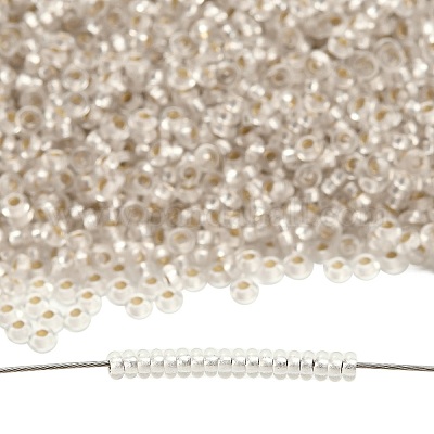 Полукруглые бусины toho 8/0 Y-SEED-DR08-PF21F-1